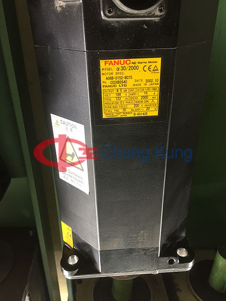 A06B-0152-B075 AC SERVO MOTOR a30-2000